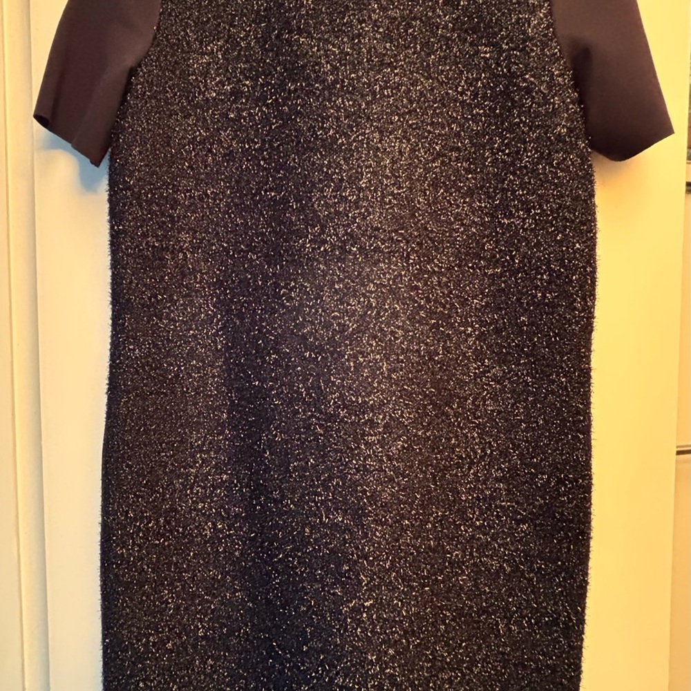 Tory Burch Black and Gray Midi Dress